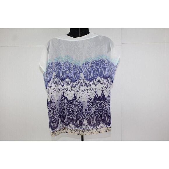 ladies CABI v-neck blouse size S - Picture 4 of 6